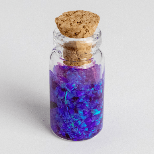 Sleepy Lavender Crushed Opal Mini Vial - The Opal Dealer