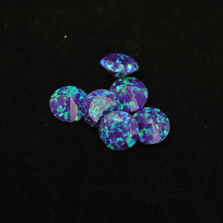 Sleepy Lavender Diamond Cut Faceted Opal Stones - The Opal Dealer