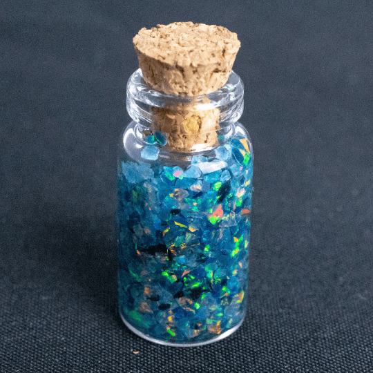 Space Titanium Crushed Opal Mini Vial - The Opal Dealer