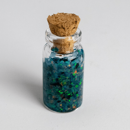 Space Titanium Crushed Opal Mini Vial - The Opal Dealer