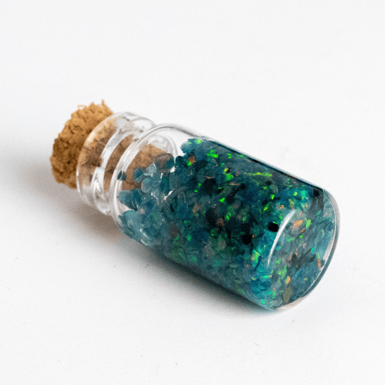 Space Titanium Crushed Opal Mini Vial - The Opal Dealer