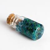 Space Titanium Crushed Opal Mini Vial