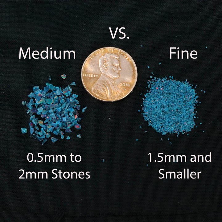 Space Titanium Crushed Opal Mini Vial - The Opal Dealer