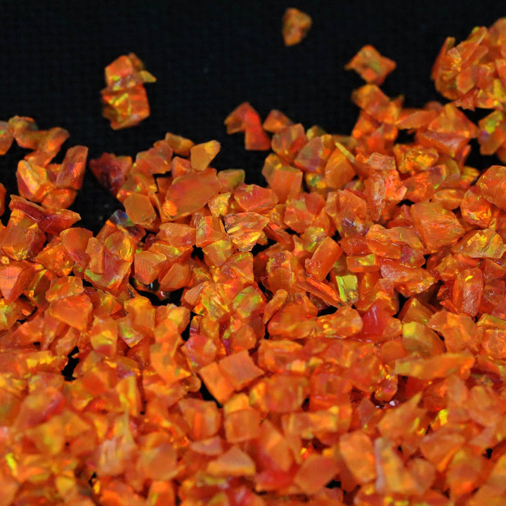 Tangerine Crushed Opal - The Opal Dealer