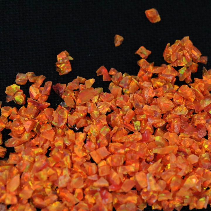 Tangerine Crushed Opal - The Opal Dealer