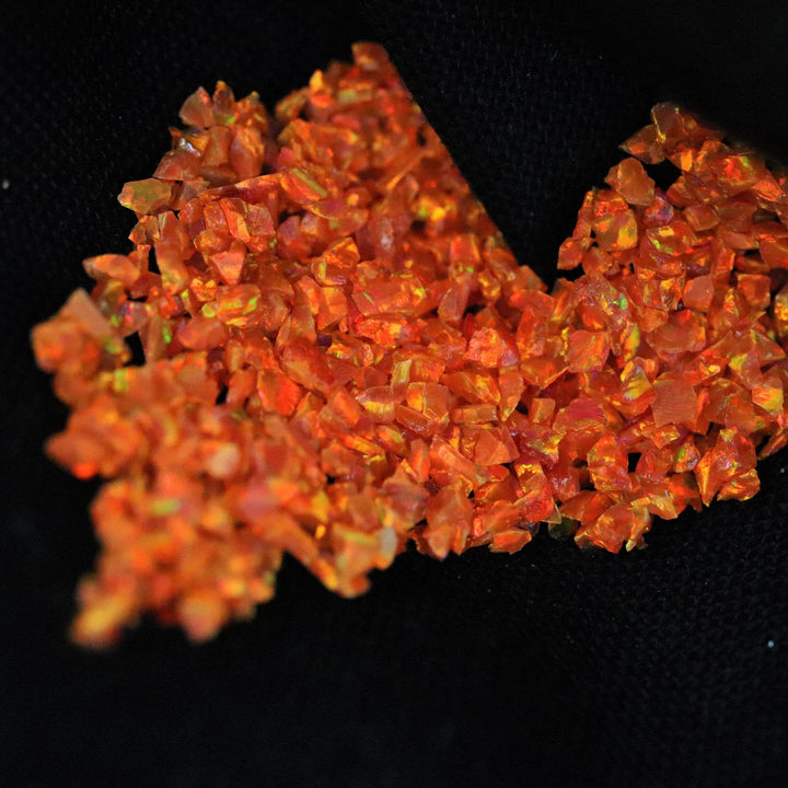 Tangerine Crushed Opal - The Opal Dealer