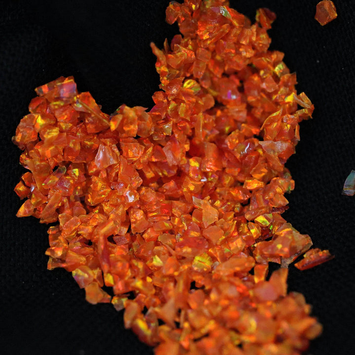 Tangerine Crushed Opal - The Opal Dealer