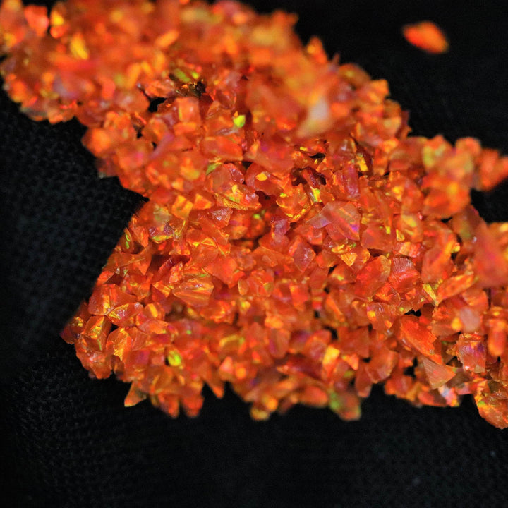 Tangerine Crushed Opal - The Opal Dealer