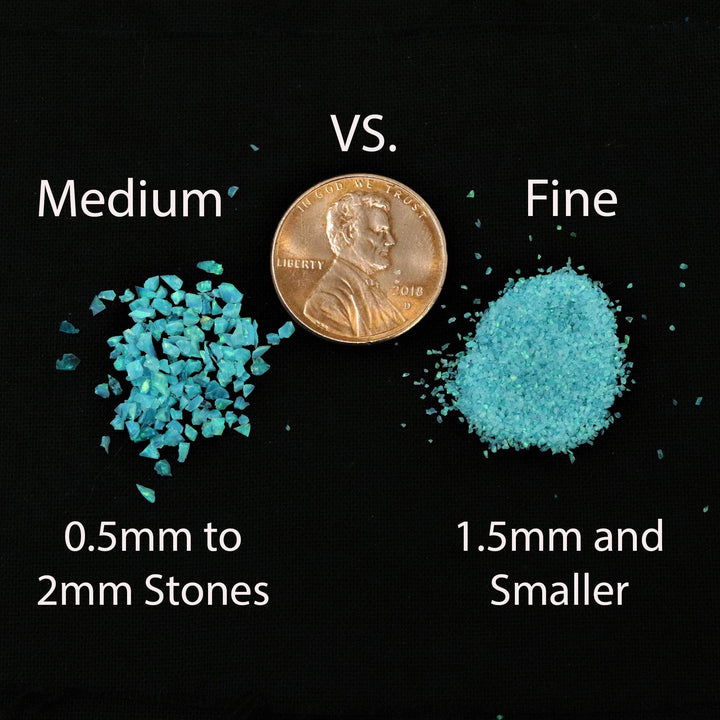 Turquoise Crushed Opal Mini Vial - The Opal Dealer