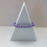 Ultra Violet Opal Beaded Bracelet