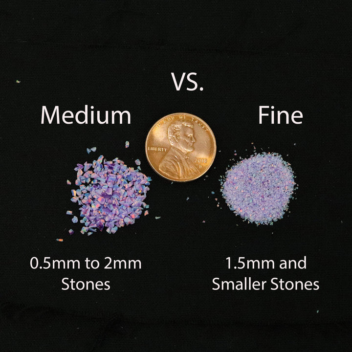 Ultra Violet Crushed Opal - The Opal Dealer