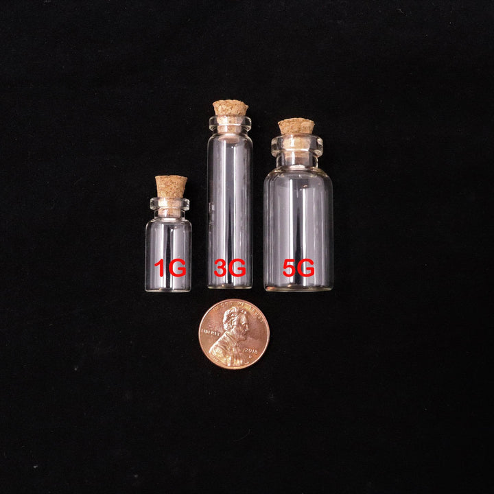 Caribbean Blue Crushed Opal Mini Vial - The Opal Dealer