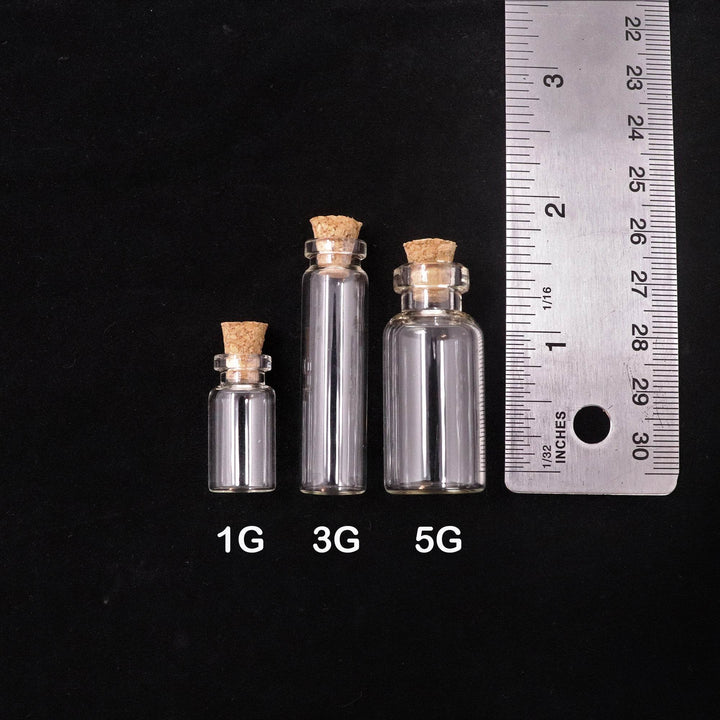 Pearl White Crushed Opal Mini Vial - The Opal Dealer